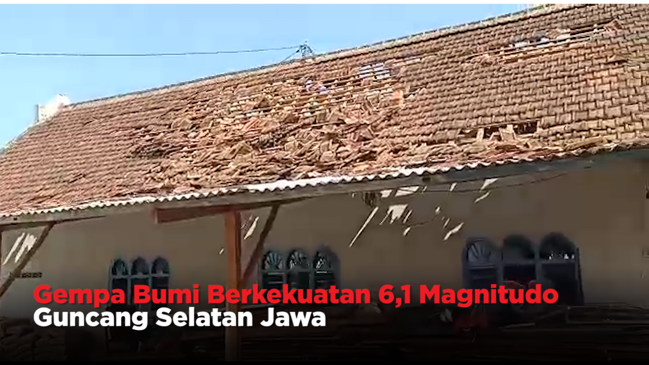 Gempa Bumi Berkekuatan 6,1 Magnitudo Guncang Selatan Jawa