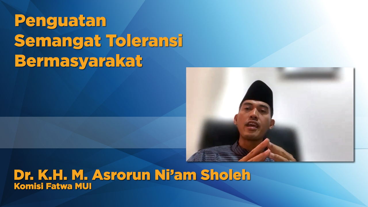 Dr. K.H. M. Asrorun Ni'am Sholeh Komisi Fatwa Majelis Ulama Indonesia (MUI)