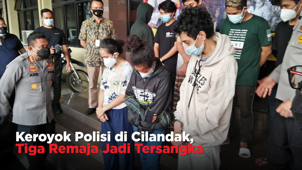 Keroyok Polisi di Cilandak, Tiga Remaja Jadi Tersangka