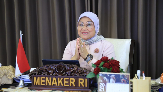 Menteri Ketenagakerjaan, Ida Fauziyah. Foto: Kemnaker