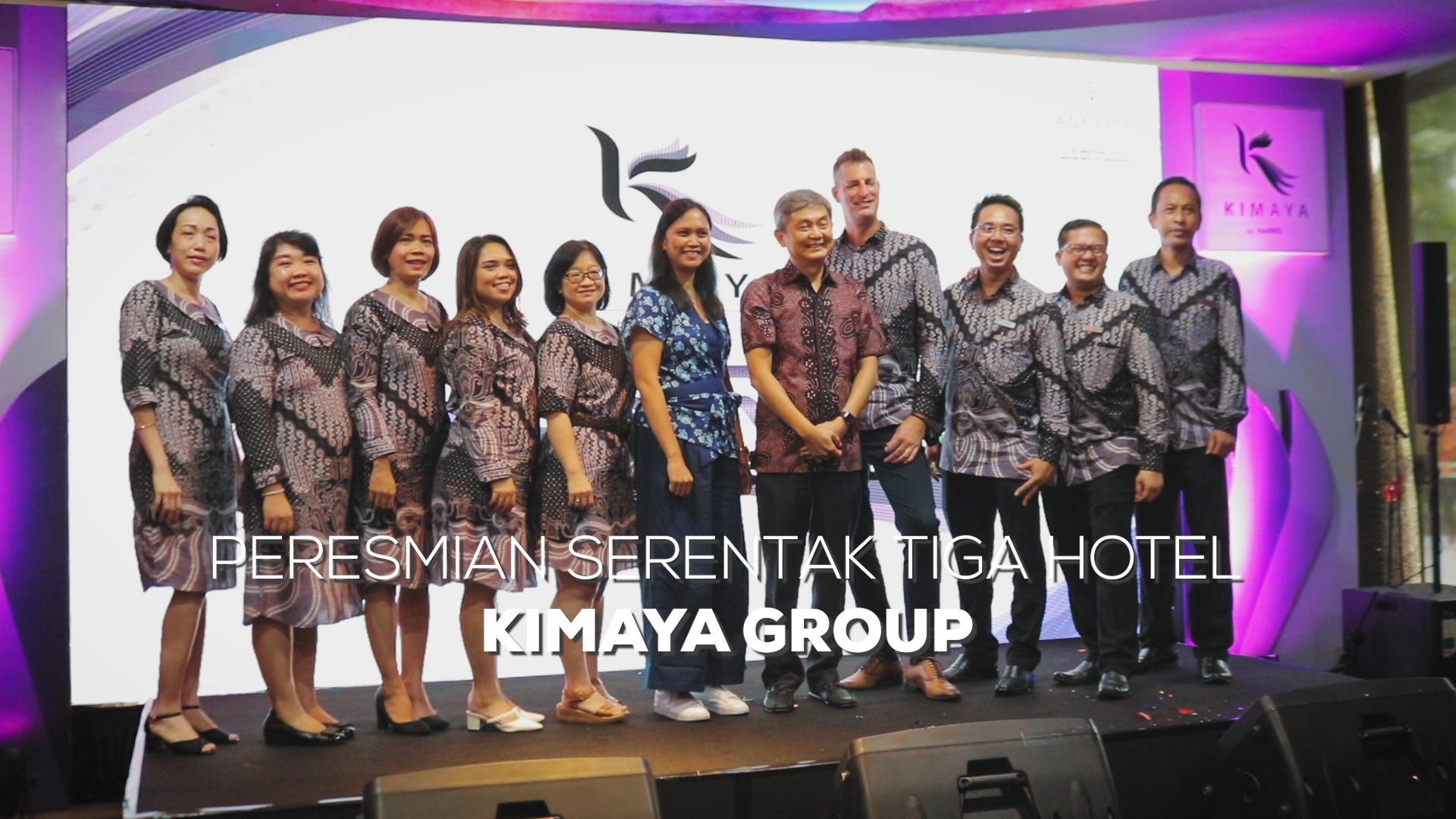 Peresmian Serentak Tiga Hotel Kimaya Group