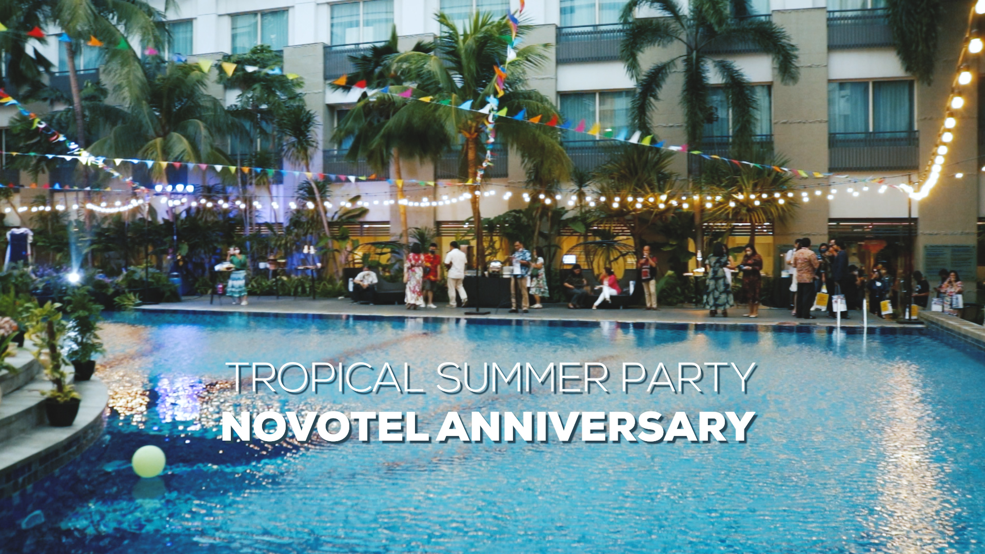 Tropical Summer Party Novotel Anniversary. (Alidrian Fahwi/ipol.id)