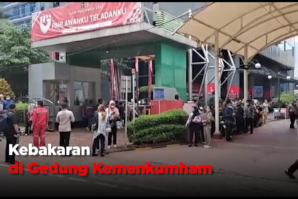 Kebakaran di Gedung Kemenkumham