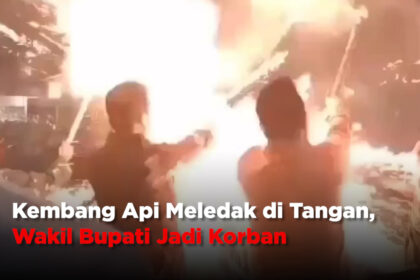 Kembang Api Meledak di Tangan, Wakil Bupati Jadi Korban