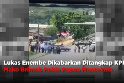 Lukas Enembe Dikabarkan Ditangkap KPK, Mako Brimob Polda Papua Mencekam