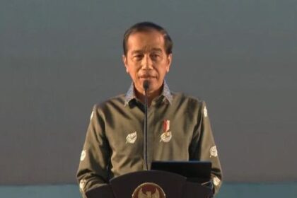 Tangkapan layar - Presiden Joko Widodo memberikan sambutan pada acara Puncak Peringatan Hari Pers Nasional 2023, di Deli Serdang/Youtube Sekretariat Presiden