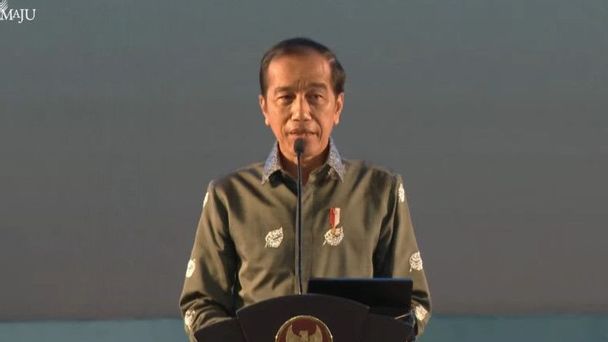 Tangkapan layar - Presiden Joko Widodo memberikan sambutan pada acara Puncak Peringatan Hari Pers Nasional 2023, di Deli Serdang/Youtube Sekretariat Presiden