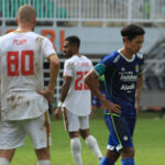 Persib saat mengalami kekalahan dari PSM Makassar di laga pekan ke-24 Liga 1 2022/2023 di Stadion Pakansari, Cibinong, Kabupatem Bogor.