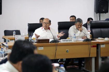 Politisi PDIP yang juga Ketua Bapemperda DPRD DKI Jakarta, Pantas Nainggolan menyatakan hanya Gubernur yang Bisa Mencabut pembahasan Raperda ERP. Foto: dok DPRD DKI Jakarta
