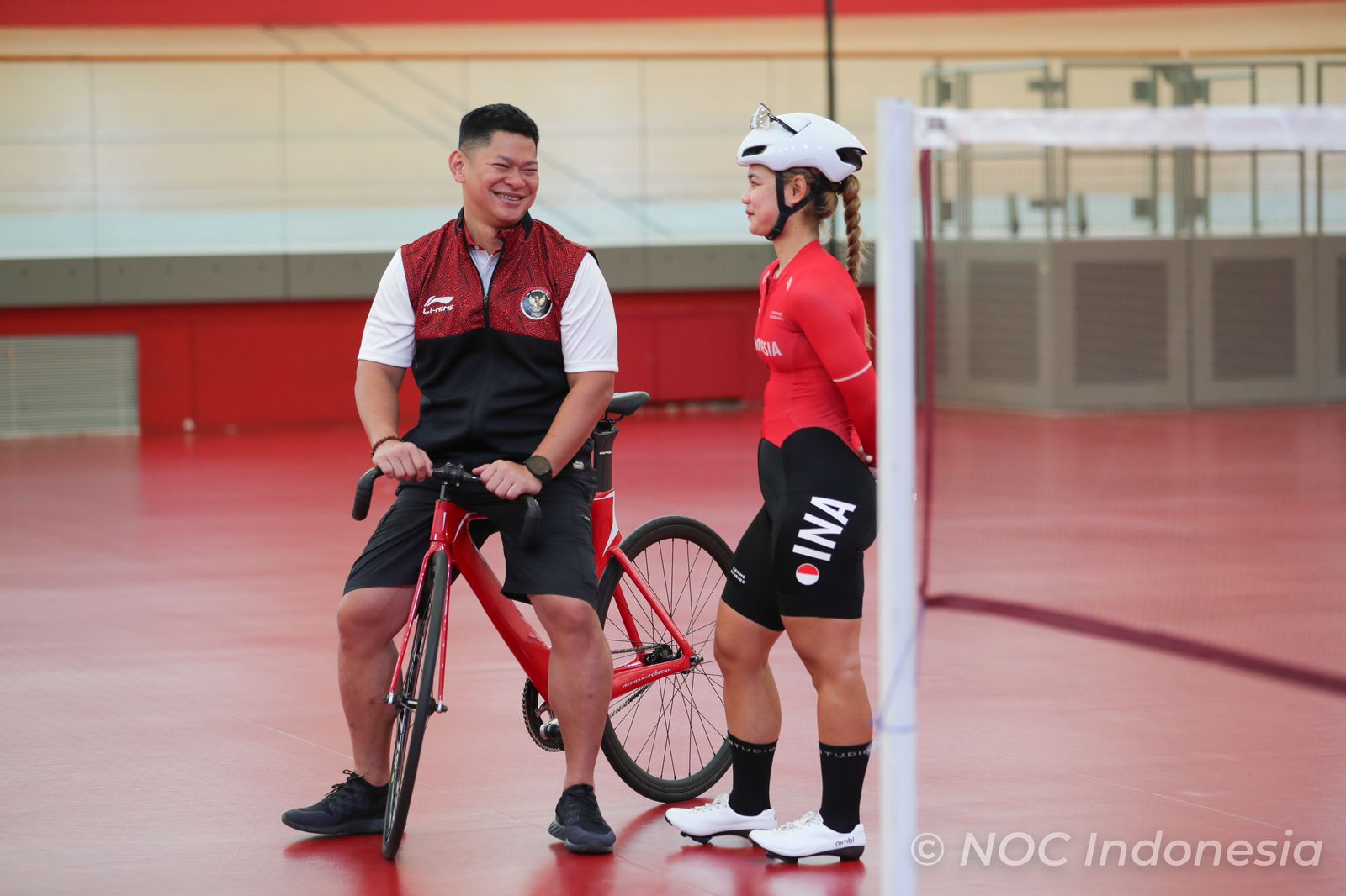 Road to Paris Olympic 2024, NOC Indonesia Tinjau Kesiapan UCI Track