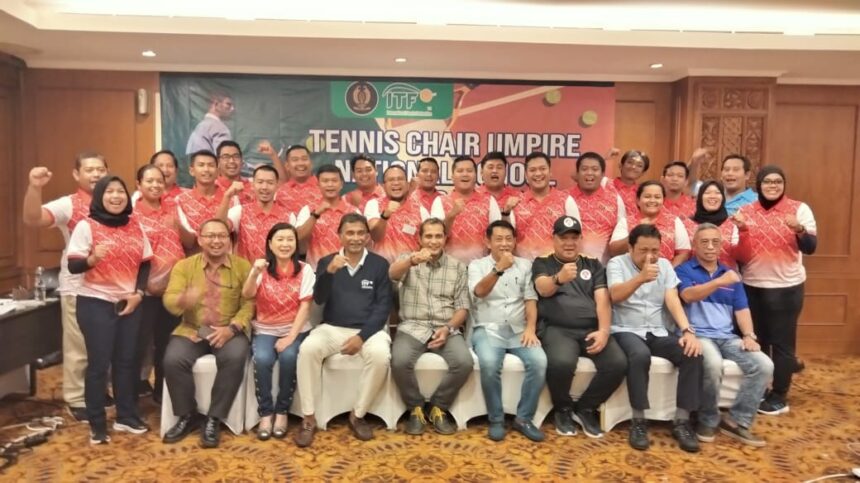 ITF Officiating Ketum PP Pelti Tutup National School Programme. Bambang/ipol