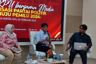 Anggota KPU RI, August Mellaz mendorong Partai politik untuk membuka rekening khusus dana kampanye. Foto: KPU