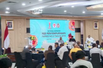 Menteri Pemuda dan Olahraga Republik Indonesia (Menpora RI) Zainudin Amali secara resmi membuka Focus Group Discussions (FGD) Penyempurnaan Inpres Nomor 3 Tahun 2019 tentang Percepatan Pembangunan Persepakbolaan Nasional di Wisma Menpora, Kemenpora, Jakarta, Senin (13/2).