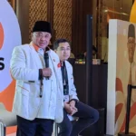 Sekretaris Jenderal (Sekjen) Partai Keadilan Sejahtera (PKS) Habib Aboe Bakar Allhabsy usai Rapat Kerja Nasional (Rakernas) PKS 2023 di Jakarta, Jumat (24/2/2024). ANTARA/Melalusa Susthira K
