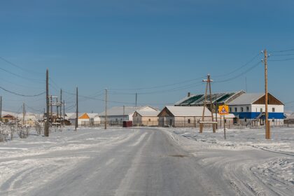 Oymyakon, Sakha Republic, Russia suhu terdingin