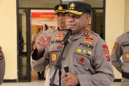 apolda Papua Irjen Pol Mathius Fakhiri. Foto Polda Papua
