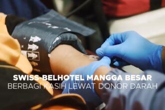 Swiss-Belhotel Mangga Besar Berbagi Kasih Lewat Donor Darah. (Alidrian Fahwi/ipol.id)