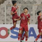Timnas Indonesia U-20 menang 4-0 ata Fiji U-20 pada laga perdana Turnamen Mini di Stadion Gelora Bung Karno, Jumat (17/2) malam. Foto: pssi