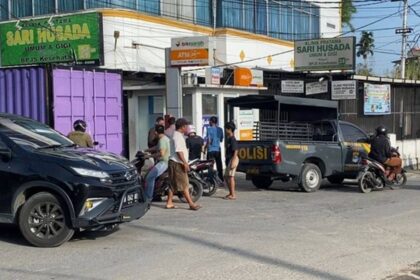 Aksi perampokan di ATM Pekanbaru. Foto dok. Istimewa
