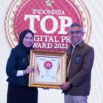Pegadaian membawa pulang penghargaan atas prestasi dalam membangun digital public relations pada perhelatan Indonesia Top Digital PR Award 2023 yang diselenggarakan oleh Tras n Co dan Infobrand di The Sultan Hotel & Residence Jakarta, Selasa (28/02).