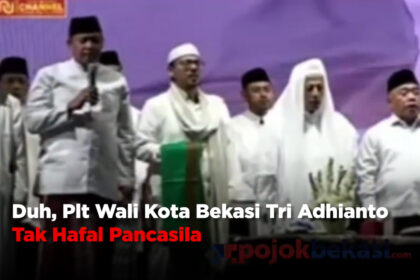 Duh, Plt Wali Kota Bekasi Tri Adhianto Tak Hafal Pancasila