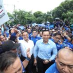 Ketum Partai Demokrat, Agus Harimurti Yudhoyono menilai putusan PN Jakpus terkait penundaan Pemilu 2024 tidak masuk akal. Foto: Demokrat