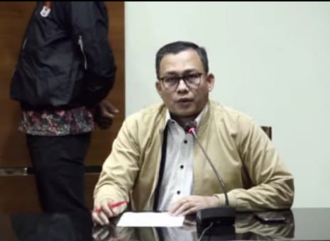 Kabag Pemberitaan KPK, Ali Fikri. Foto: Tangkapan layar (KPK RI/youtube.com).