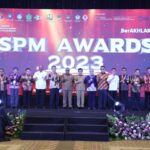 SPM Awards 2023 yang digelar di Hotel Bidakara, Jakarta Selatan, Selasa (22/3). Foto: Puspen Kemendagri.