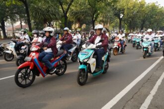 PT PLN (Persero) mendorong pelaku Usaha Mikro, Kecil dan Menengah (UMKM) untuk beralih ke kendaraan listrik yang terbukti operasionalnya lebih murah. Foto: PT PLN (Persero).