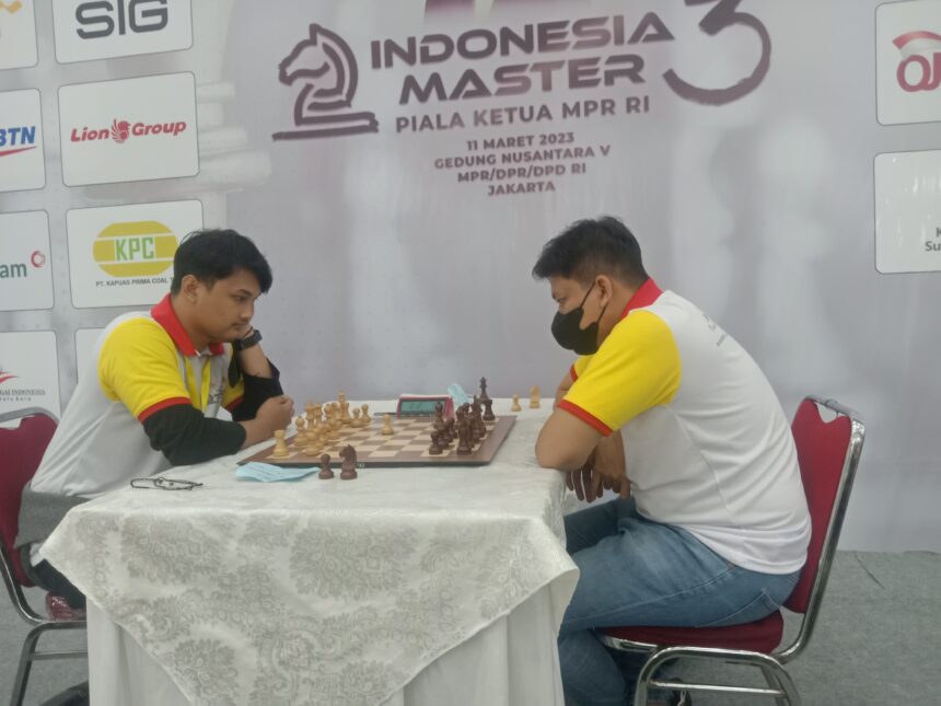 Turnamen Catur Terbuka Indonesia Master III Piala Ketua MPR RI Gedung Nusantara V, Komplek MPR RI, Jakarta pada Sabtu (11/3).foto/istimewa