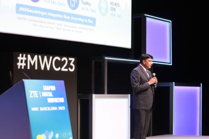 Indosat Ooredoo Hutchison (IOH) dan ZTE Corporation sepakat melakukan kerja sama strategis di Mobile World Congress 2023 di Barcelona, Spanyol. Foto: Dokumen IOH.