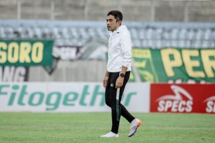Pelatih PSS Sleman Seto Nurdiyantoro. FotoLIB
