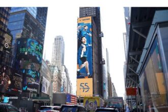 ahsan hendra di Times Square NY USA