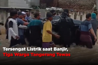 Tersengat Listrik saat Banjir, Tiga Warga Tangerang Tewas