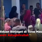 Viral Biduan Berjoget di Teras Masjid, Warganet: Astaghfirullah