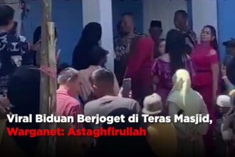 Viral Biduan Berjoget di Teras Masjid, Warganet: Astaghfirullah