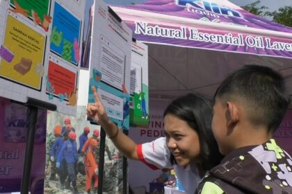 Tampak salah satu kegiatan kampanye #PilahdariSekarang yang digelar Yayasan Wings Peduli untuk mengurangi penumpukan sampah. Foto: Yayasan Wings Peduli