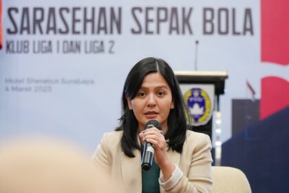 Wakil Ketua Umum PSSI Ratu Tisha. Fptp PSSI