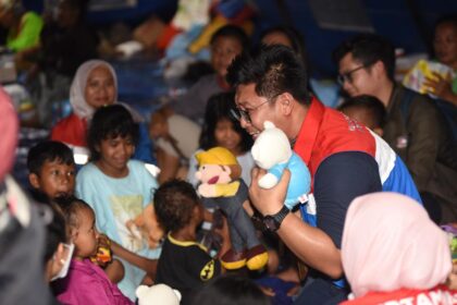 trauma healing korban anak kebakaran Depo Pertamina Plumpang