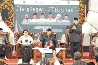 Buya Amir dalam Talk Show dan Tausiyah Film Buya Hamka di Masjid Raya Sumatera Barat. Foto: PP Muhammadiyah