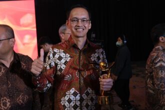 PT Jasaraharja Putera diapresiasi pada gelaran Anugerah BUMN ke 12 pada 2023 bertema “Akselerasi Transformasi Digital, Inovasi dan Recovery Bisnis BUMN”. Foto: Jasaraharha Putera