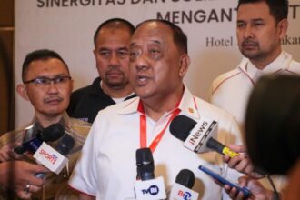 Ketua Umum Komite Olahraga Nasional Indonesia (KONI) Pusat Marciano Norman mengatakan bahwa dalam memajukan prestasi olahraga Indonesia, KONI menjalin kerjasama dengan berbagai perguruan tinggi.(foto:egan/kemenpora.go.id)