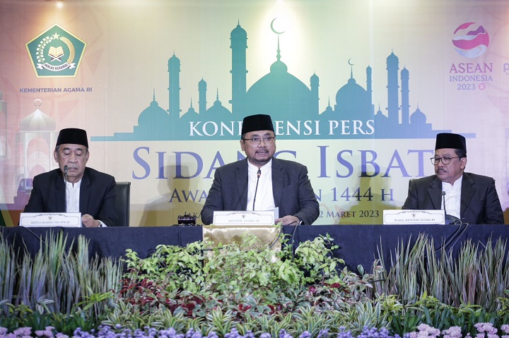 Pemerintah menetapkan awal Ramadhan tanggal 23 Maret 2023. Foto: Kemenag