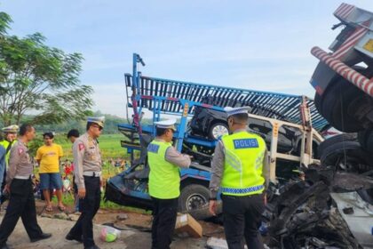 Ilustrasi laka lantas arus mudik Lebaran 2023. Foto: Dok