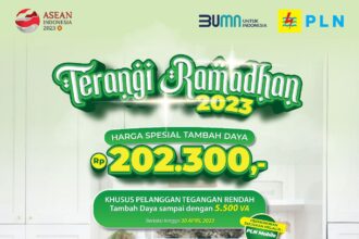 Program promo tambah daya listrik dari PT PLN (Persero) selama bulan Ramadhan yakni Program Terangi Ramadhan untuk pelanggan rumah tangga dan Program Ramadhan Berkah untuk rumah ibadah. Foto: PT PLN