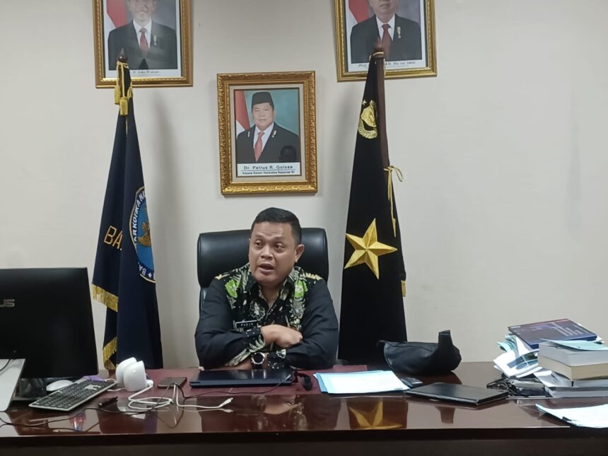 Karo Humas Badan Narkotika Nasional (BNN), Brigjen Pol Sulistyo Pudjo di Markas BNN Cawang, Jakarta, Kamis (13/4). Foto: Joesvicar Iqbal/ipol.id