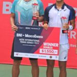 BNI-MedcoEnergi International Tennis M25K Seri II : Ray Ho dan Sun Fajing juara ganda putra