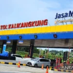 Gerbang Tol Kalikangkung di Semarang, Jawa Tengah. ANTARA