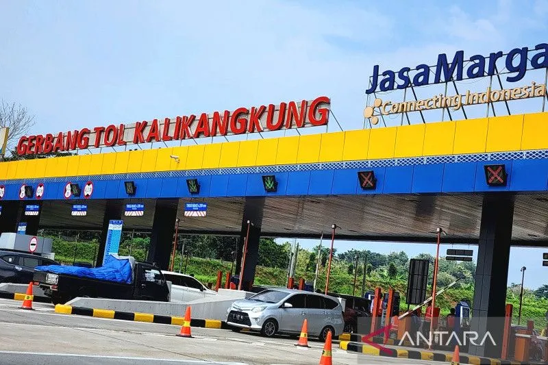 Gerbang Tol Kalikangkung di Semarang, Jawa Tengah. ANTARA