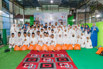 IPOL.ID kembali mengadakan bakti sosial Ramadan pada Kamis (13/4) petang di Yayasan Darul Aitam, Pondok Pinang, Jakarta Selatan. (Alidrian Fahwi/ipol.id)